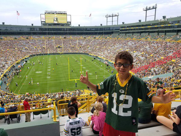 First Packers game